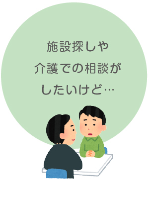 施設探しや相談がしたい